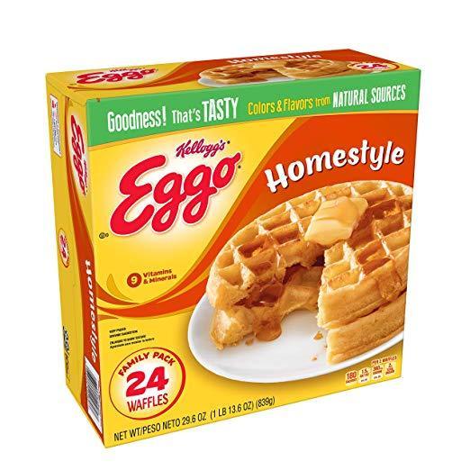 Frozen Waffles, Homestyle, Easy Breakfast,